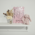 Birth Announcement Plaque - Styled